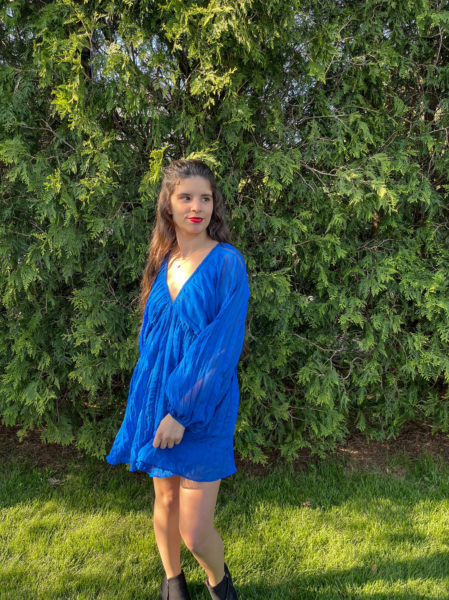 Brilliant Blue Dress