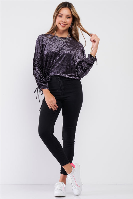 Crushed Velvet Sweater