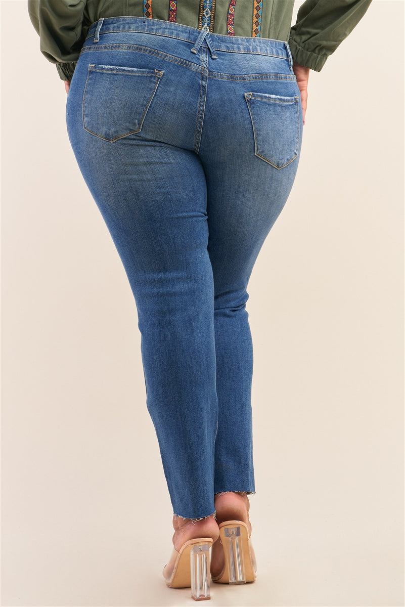 Plus Size Ripped Jeans