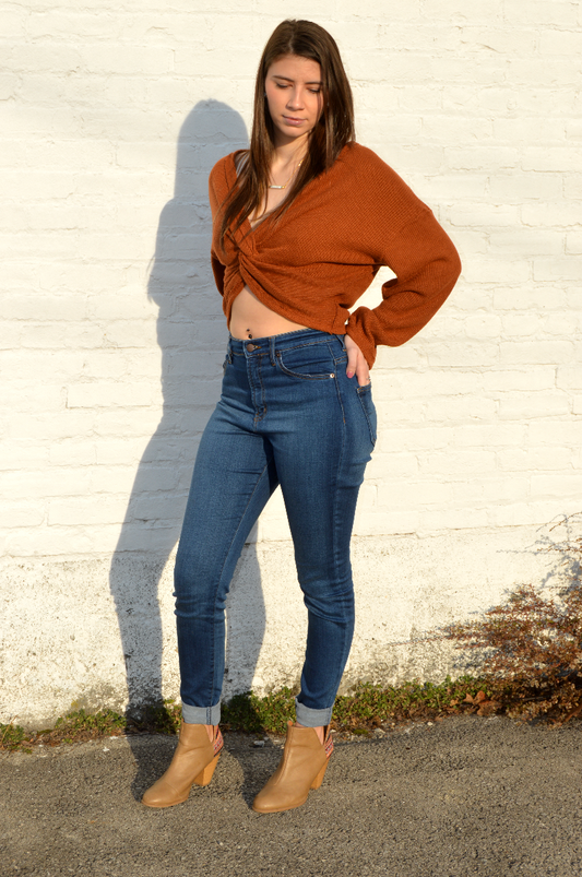 Don't Get It Twisted Top (Rust)