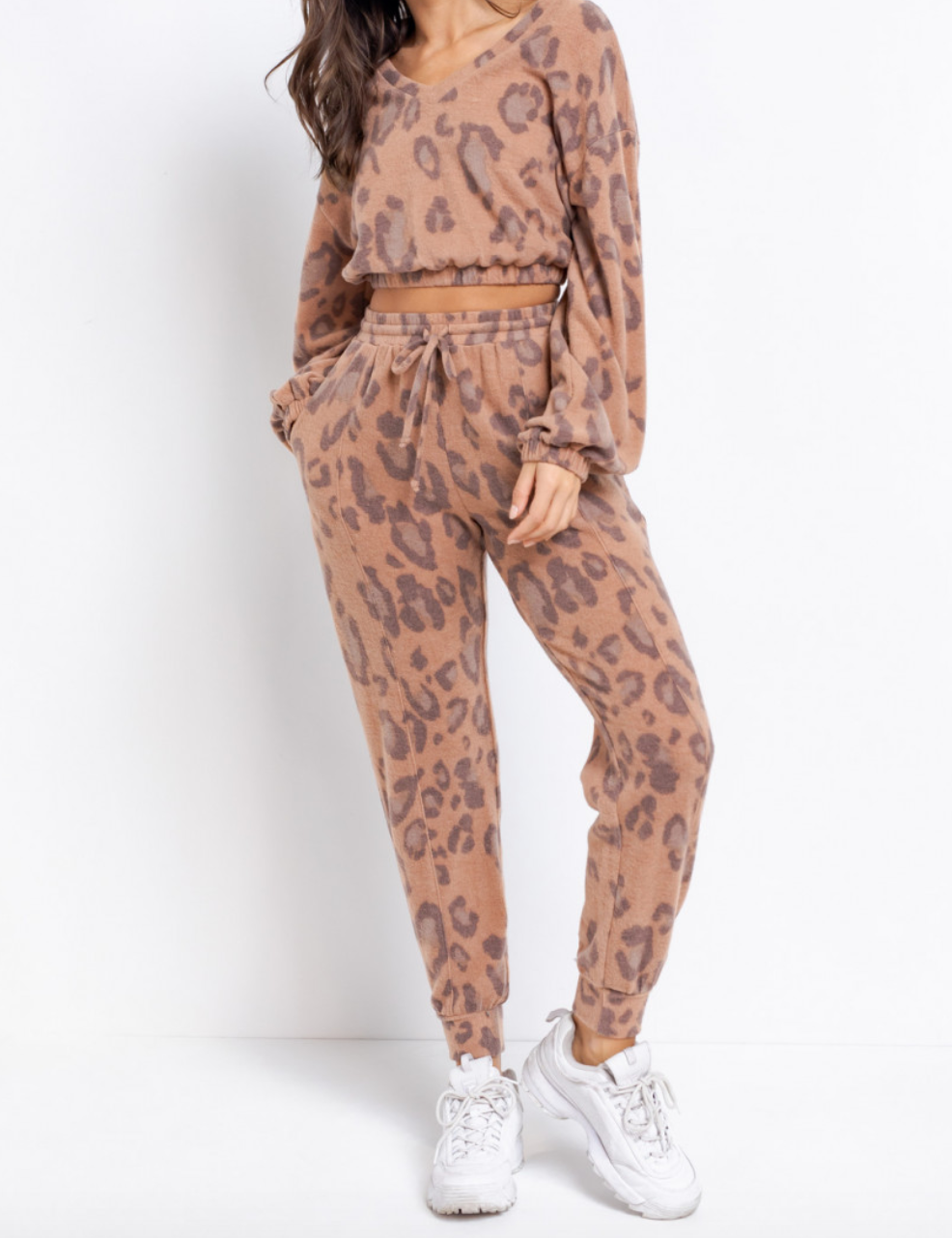 Cheetah Girl V-Neck Top