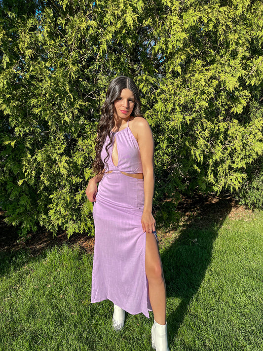 Pretty In Purple Maxi Dress
