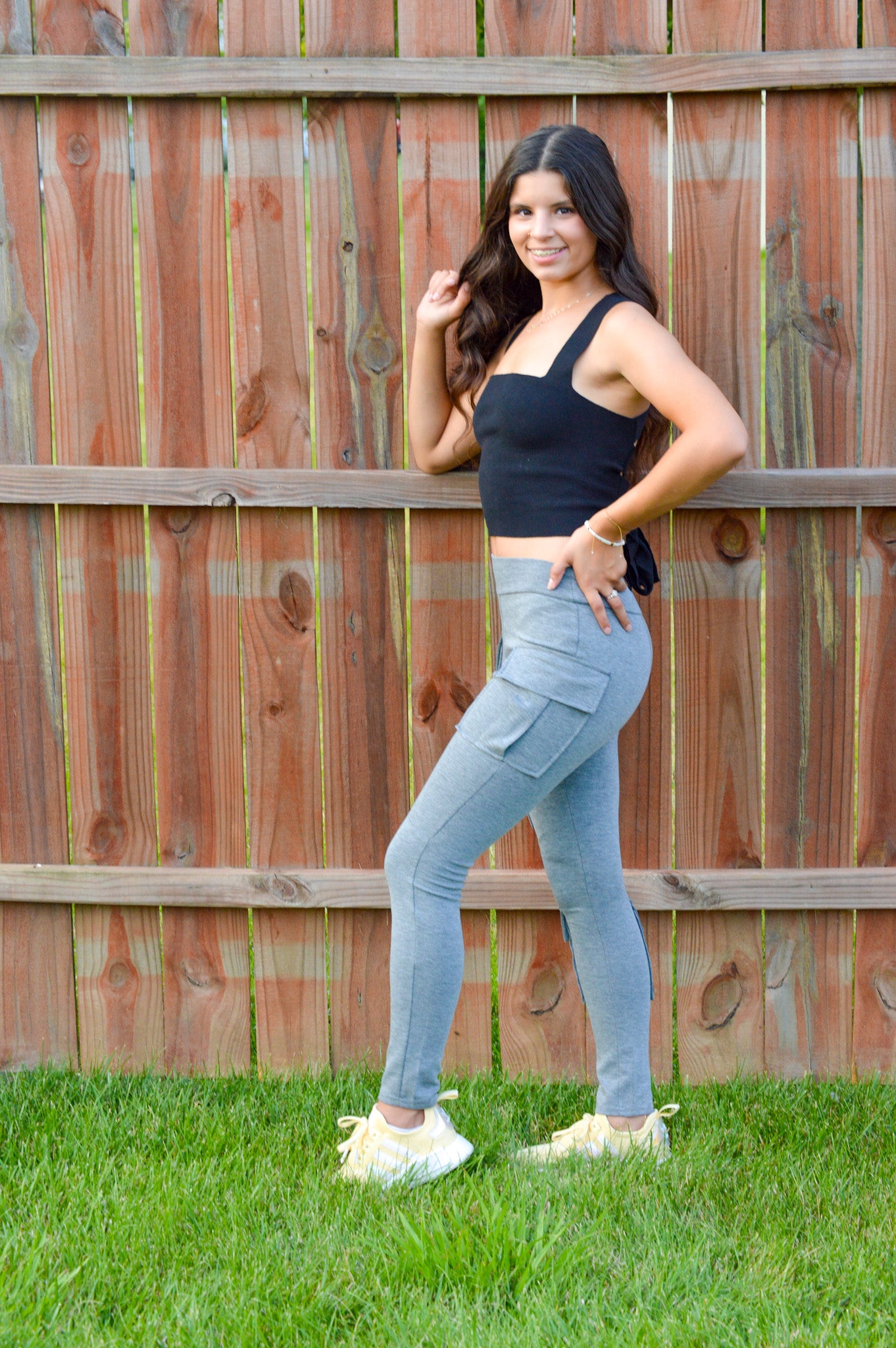 Obsidian Black Ribbed Cami