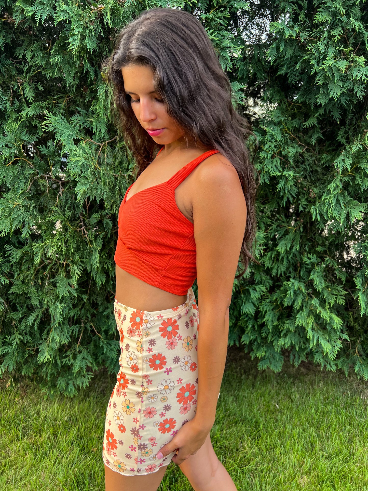 Sunset Tank (Red-Orange)