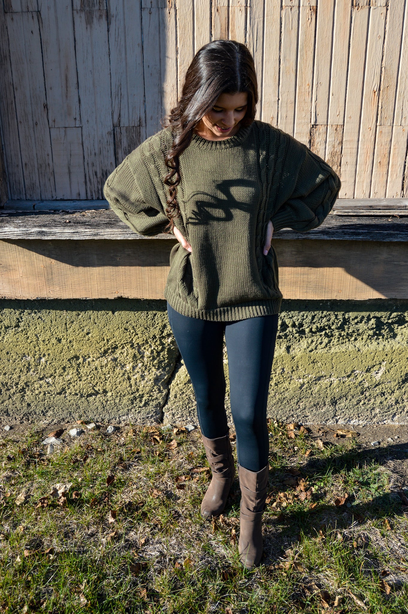 Mistletoe Solid Knit Sweater