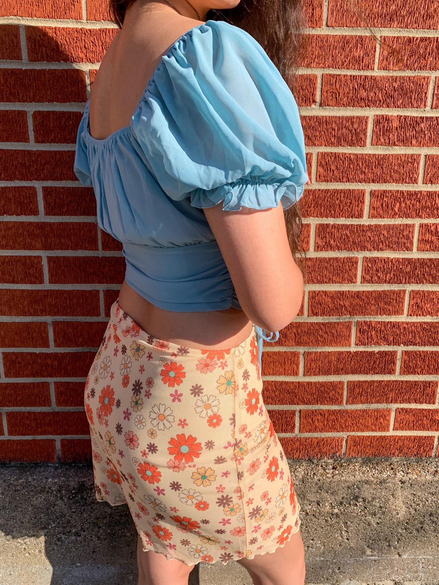 Out On the Town Top (Blue)