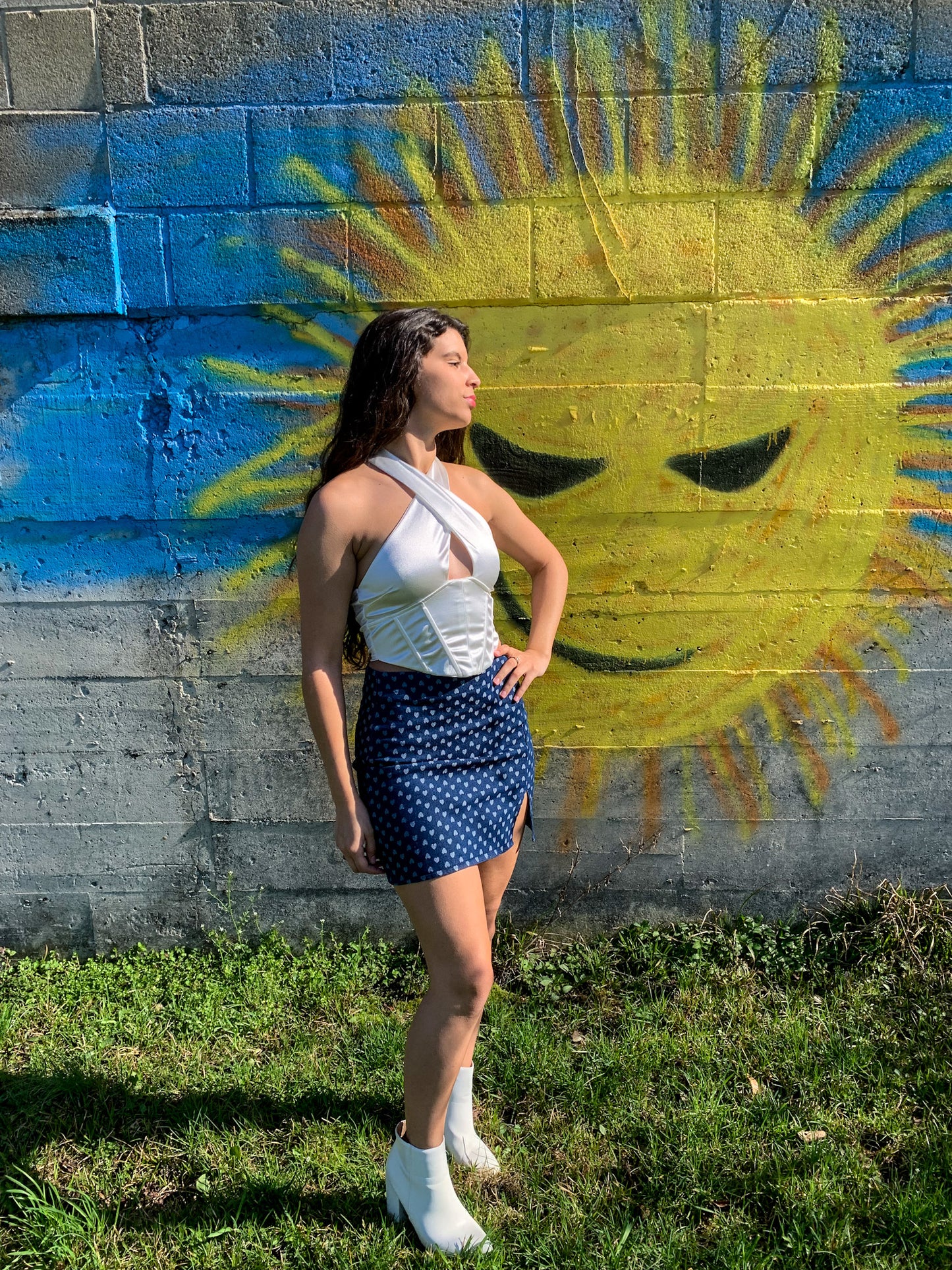 Everly Satin Halter Top