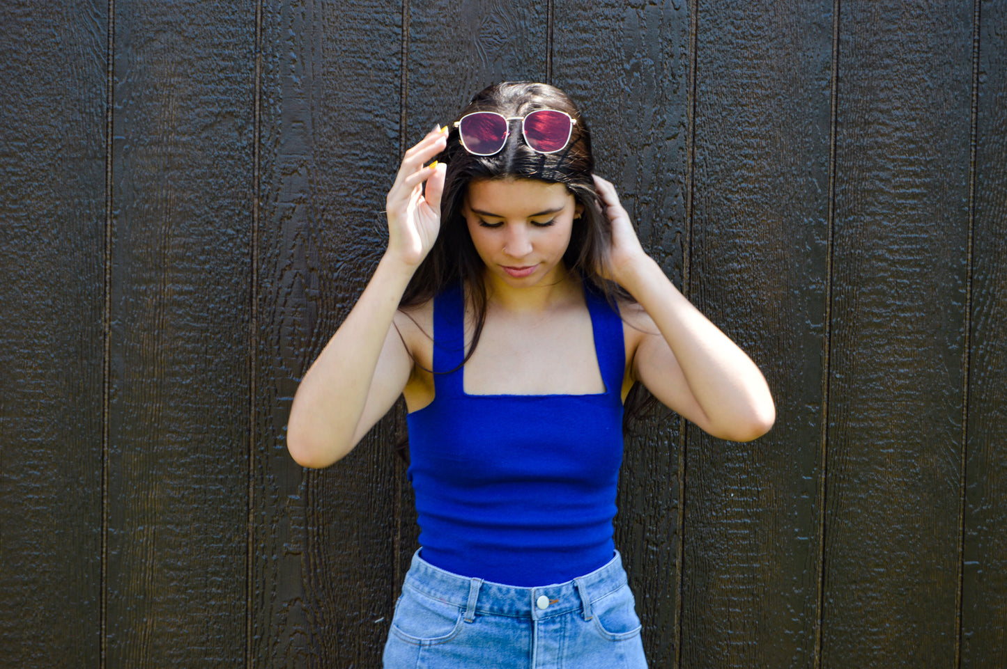 Cotton Candy Skies Ribbed Cami
