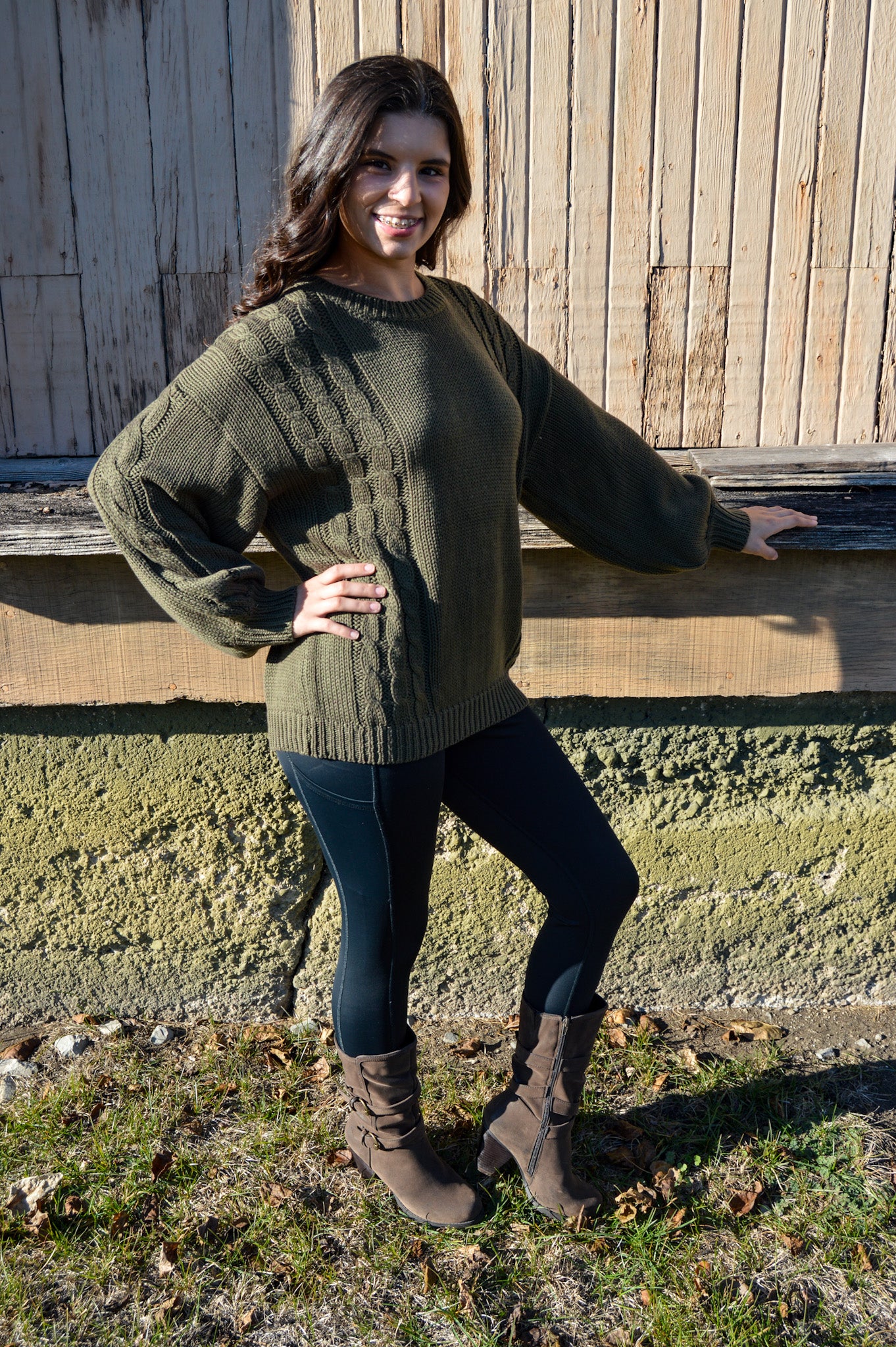 Mistletoe Solid Knit Sweater