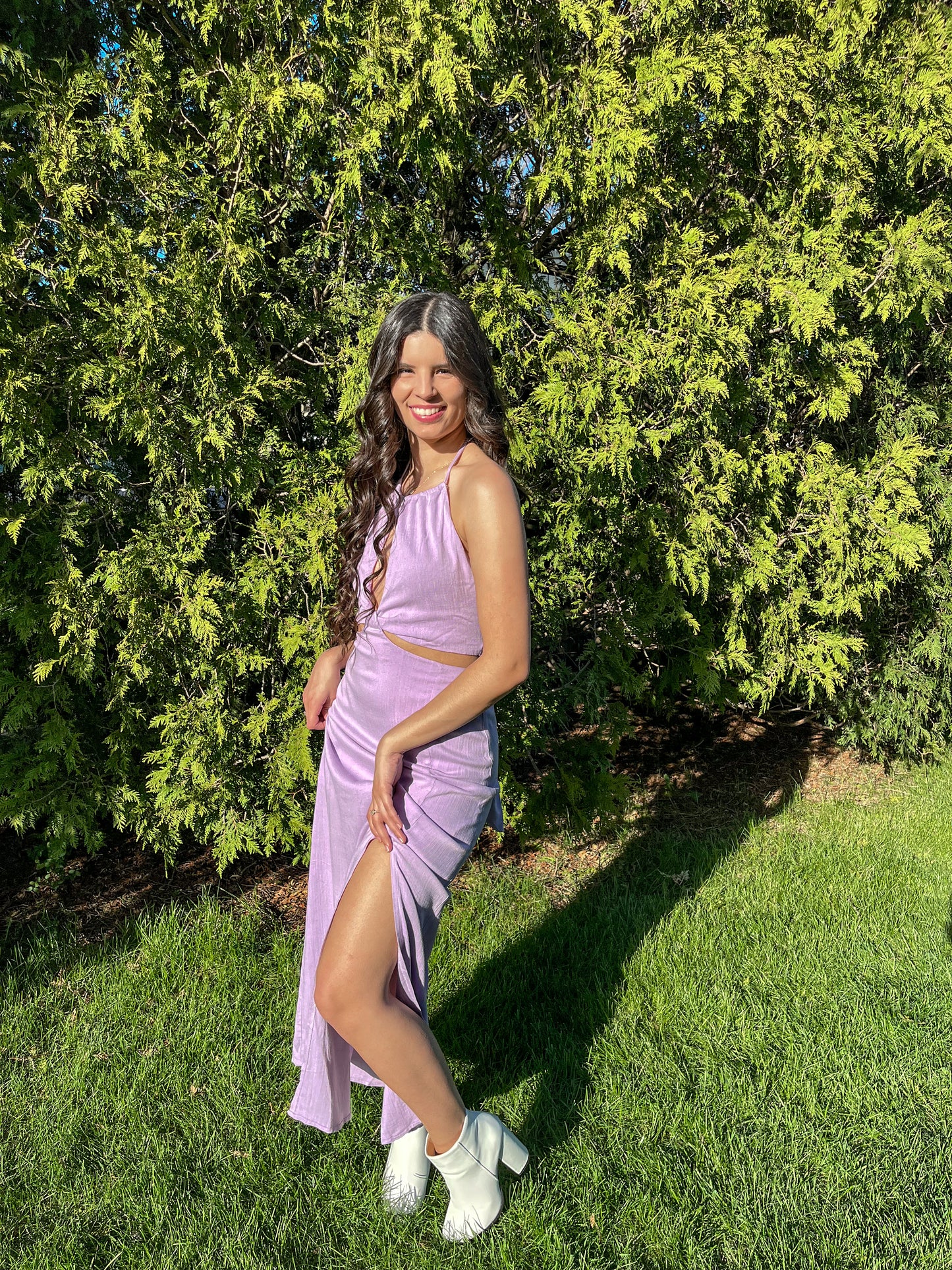 Pretty In Purple Maxi Dress