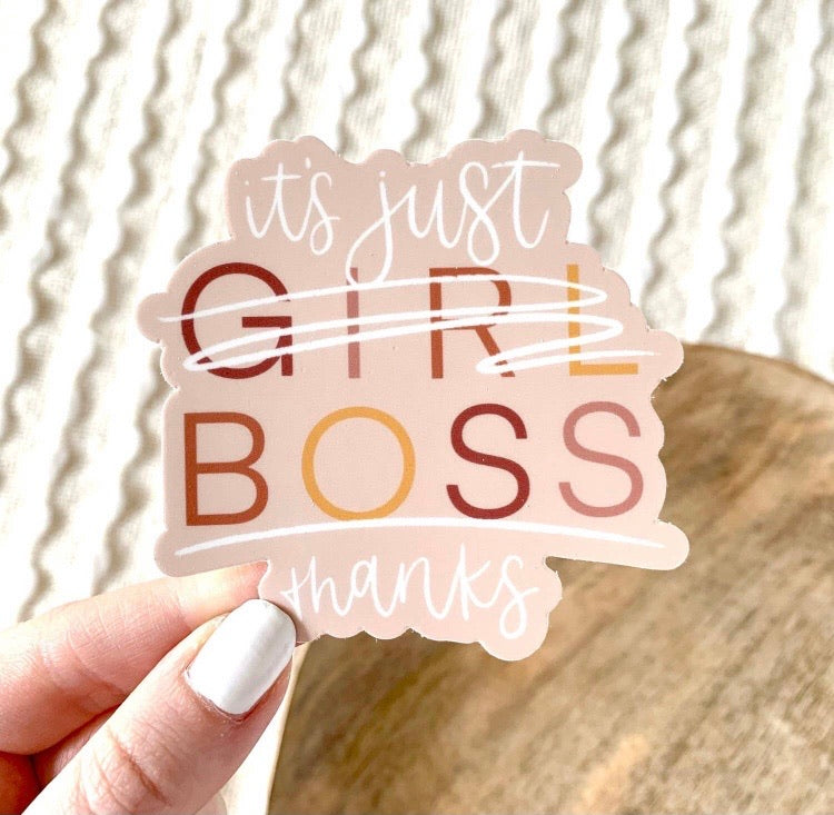 It’s Just Boss Sticker