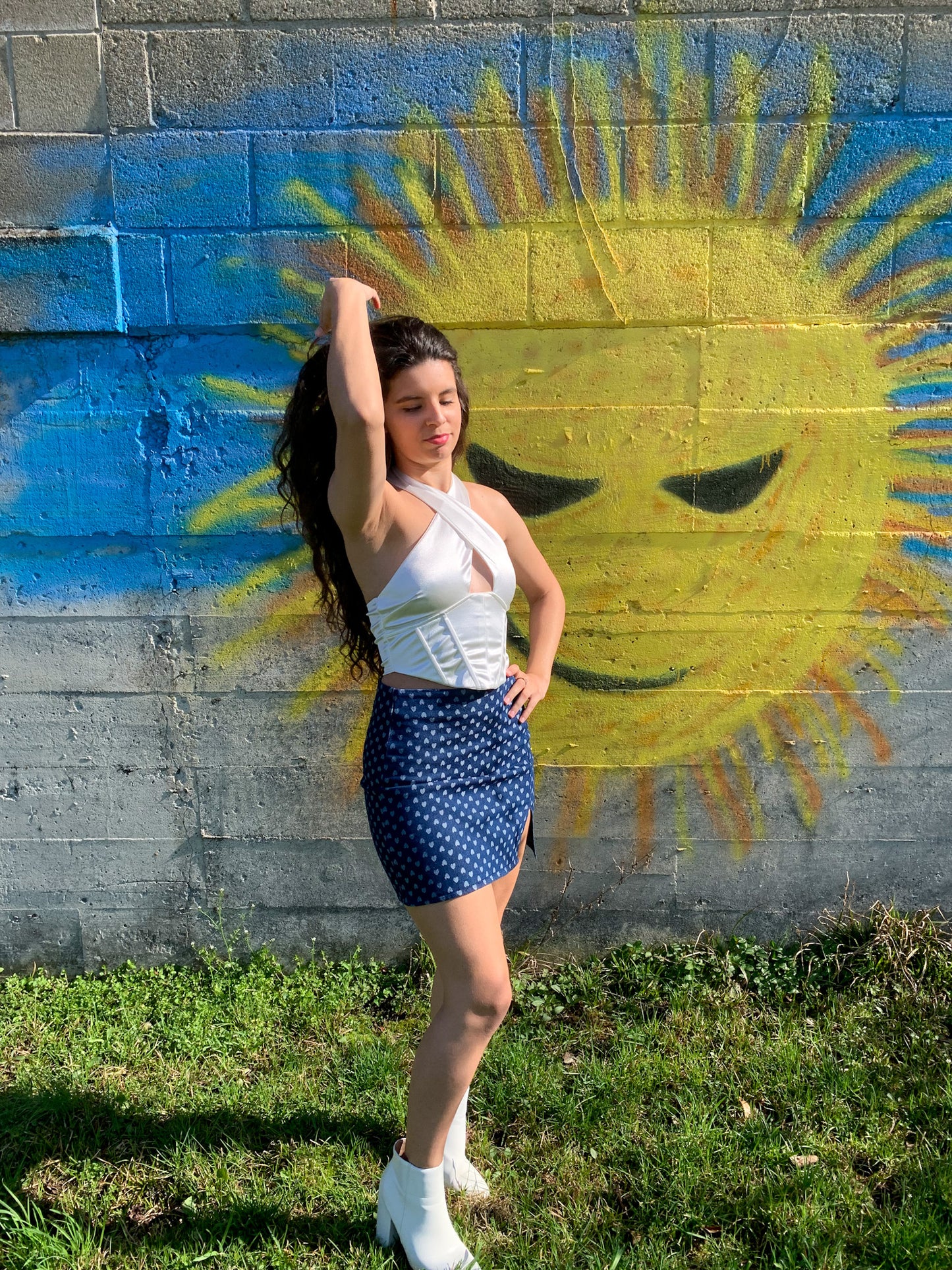 Everly Satin Halter Top