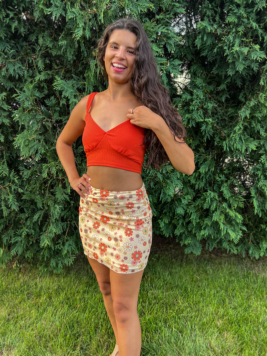 Sunset Tank (Red-Orange)