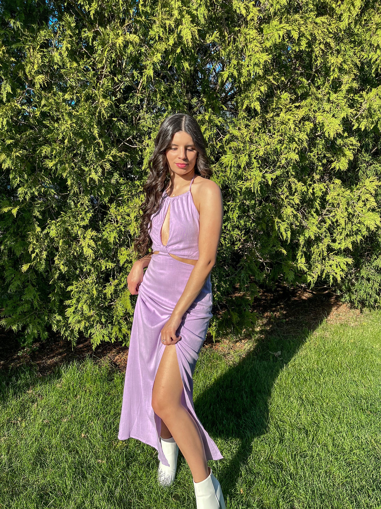 Pretty In Purple Maxi Dress