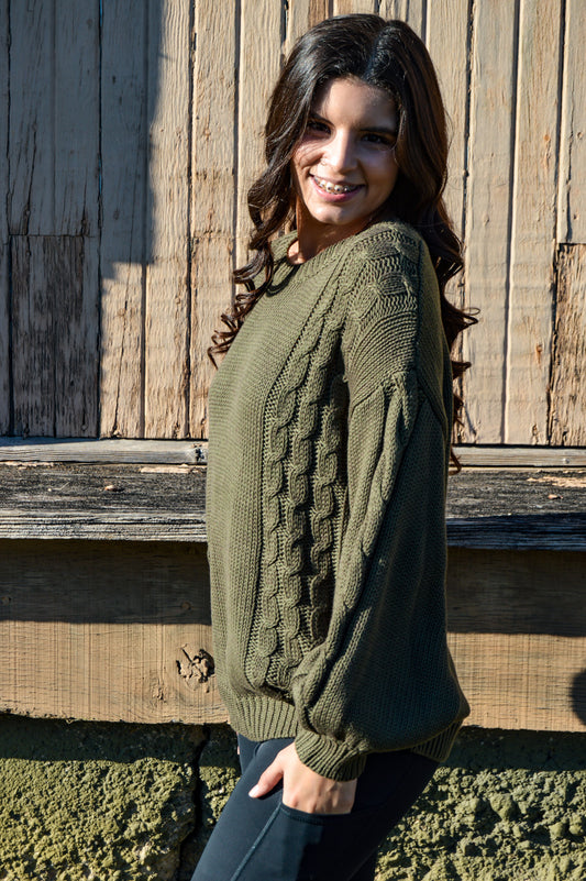 Mistletoe Solid Knit Sweater