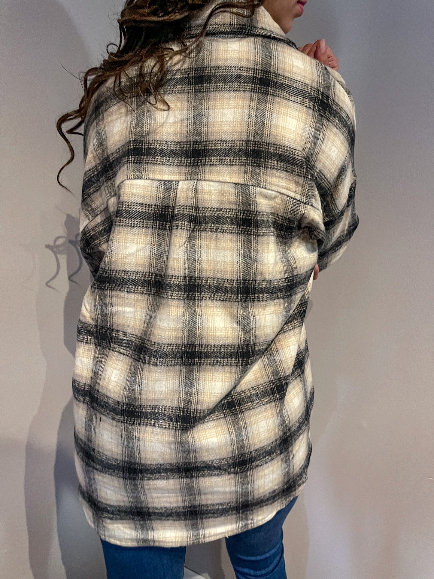 Comfort Zone Plaid Shacket