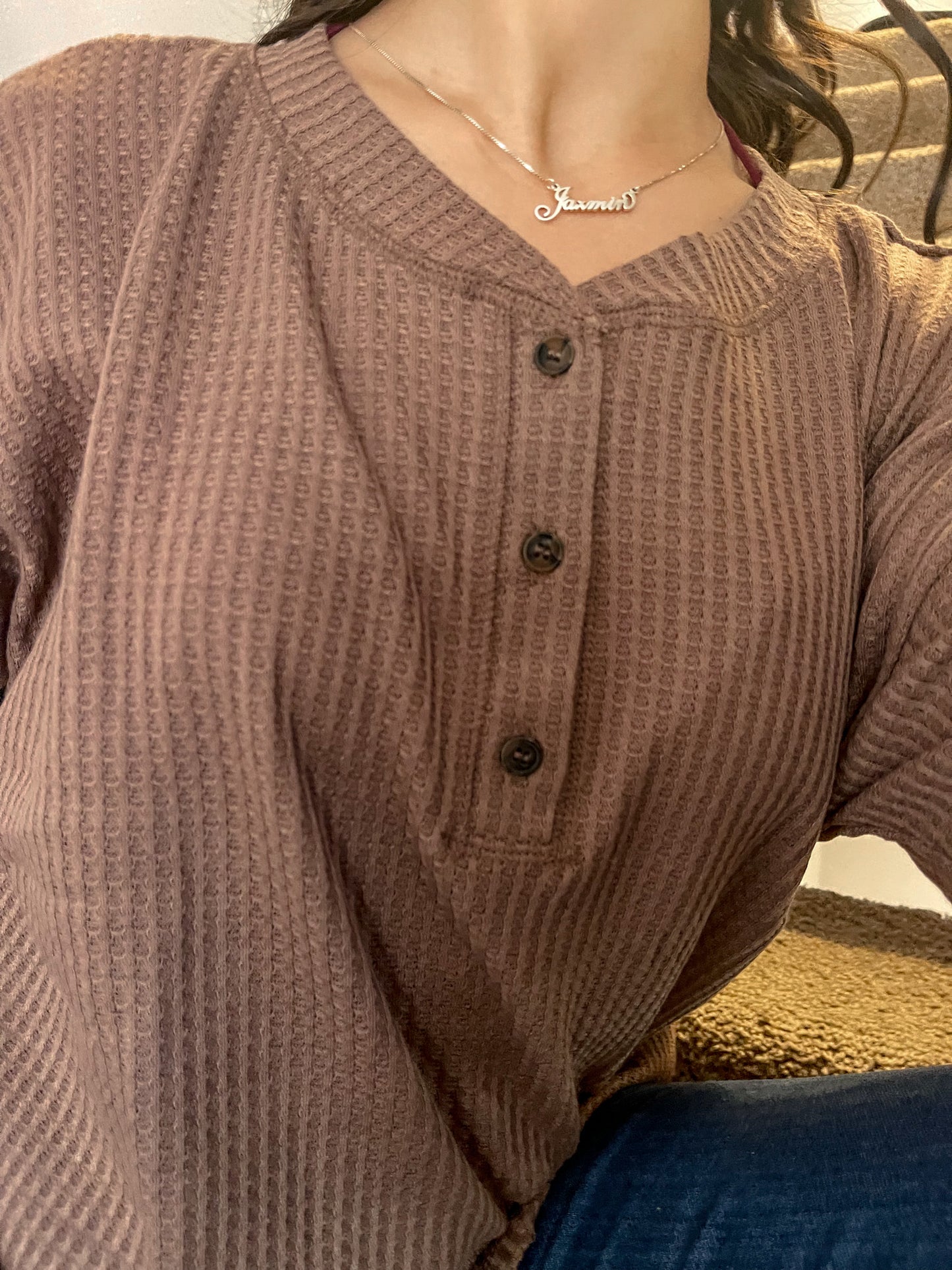 Keep It Casual Top (Cocoa)