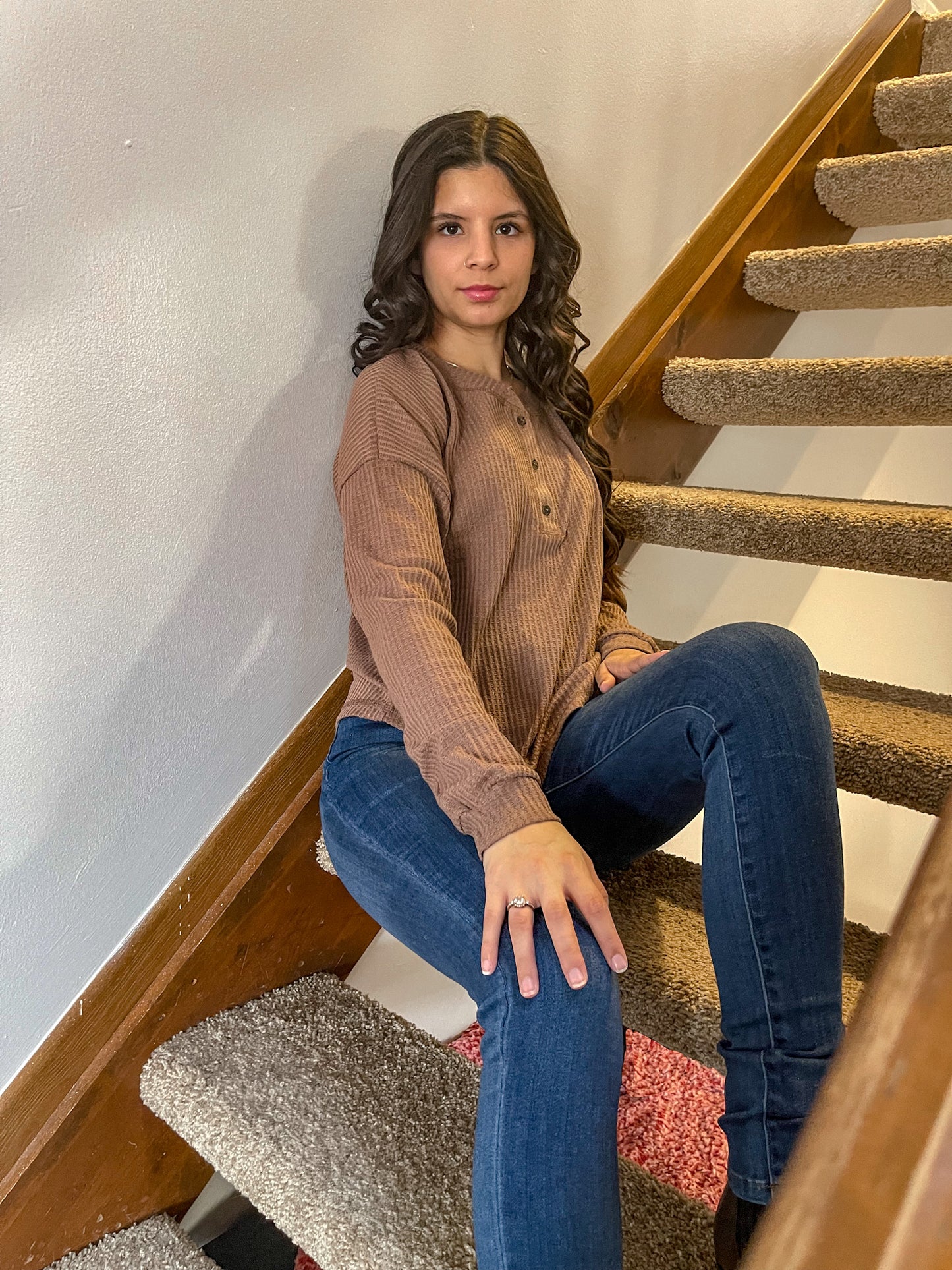 Keep It Casual Top (Cocoa)