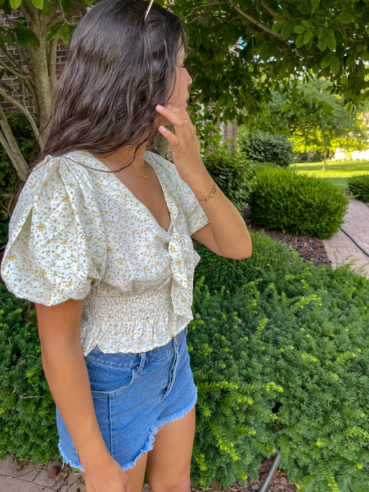 In A Field Of Flowers Top