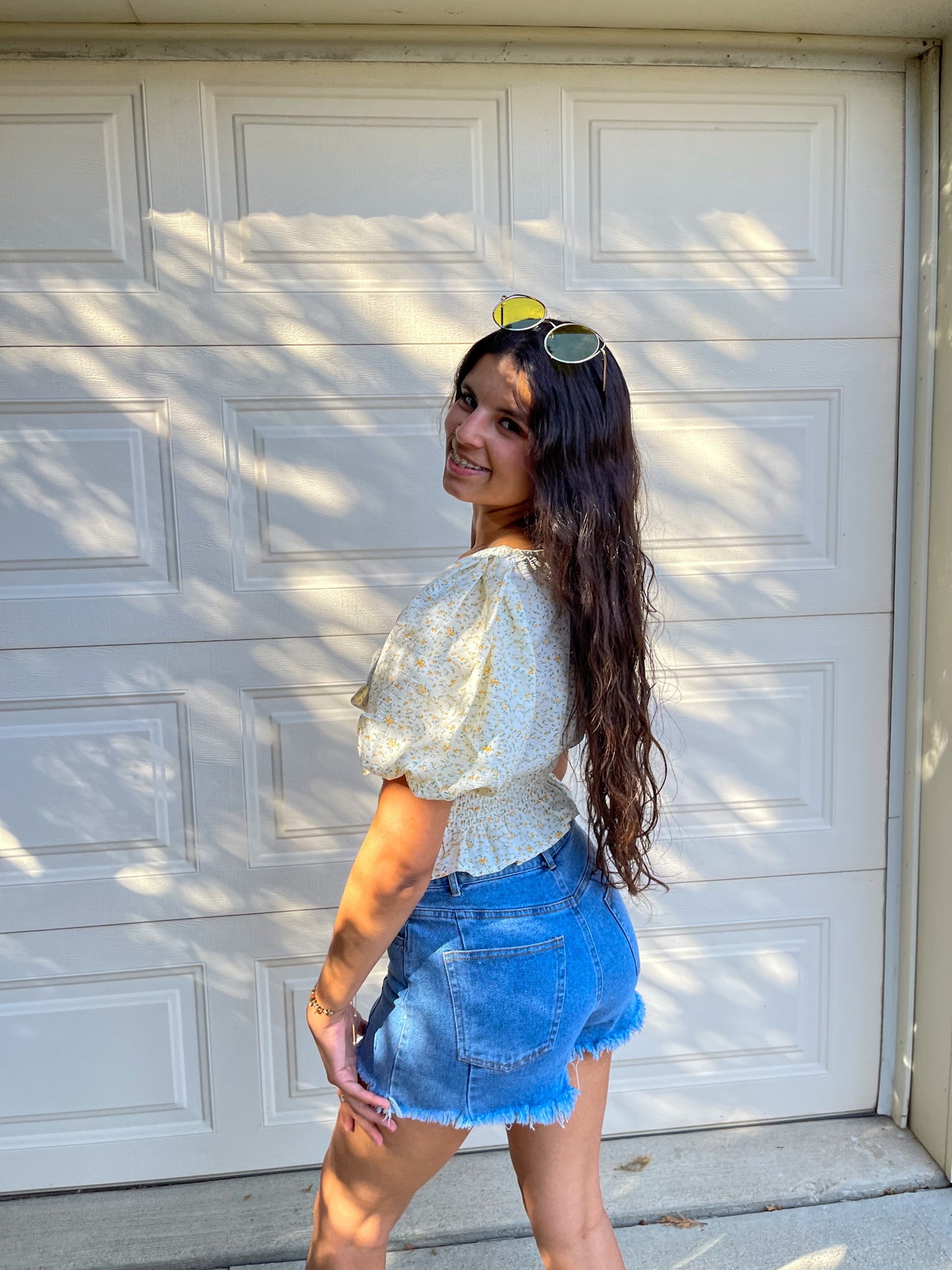 In A Field Of Flowers Top