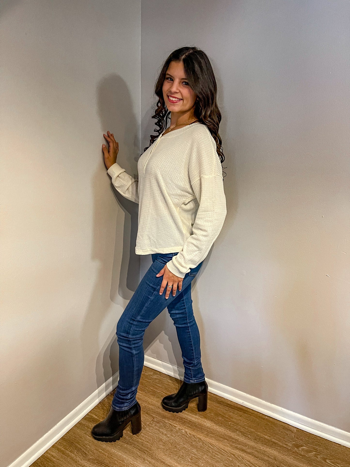 Keep It Casual Top (Stone)