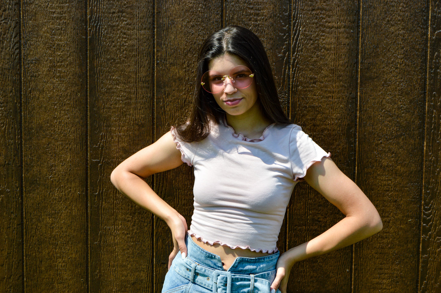 Blushing Merrow Crop Top