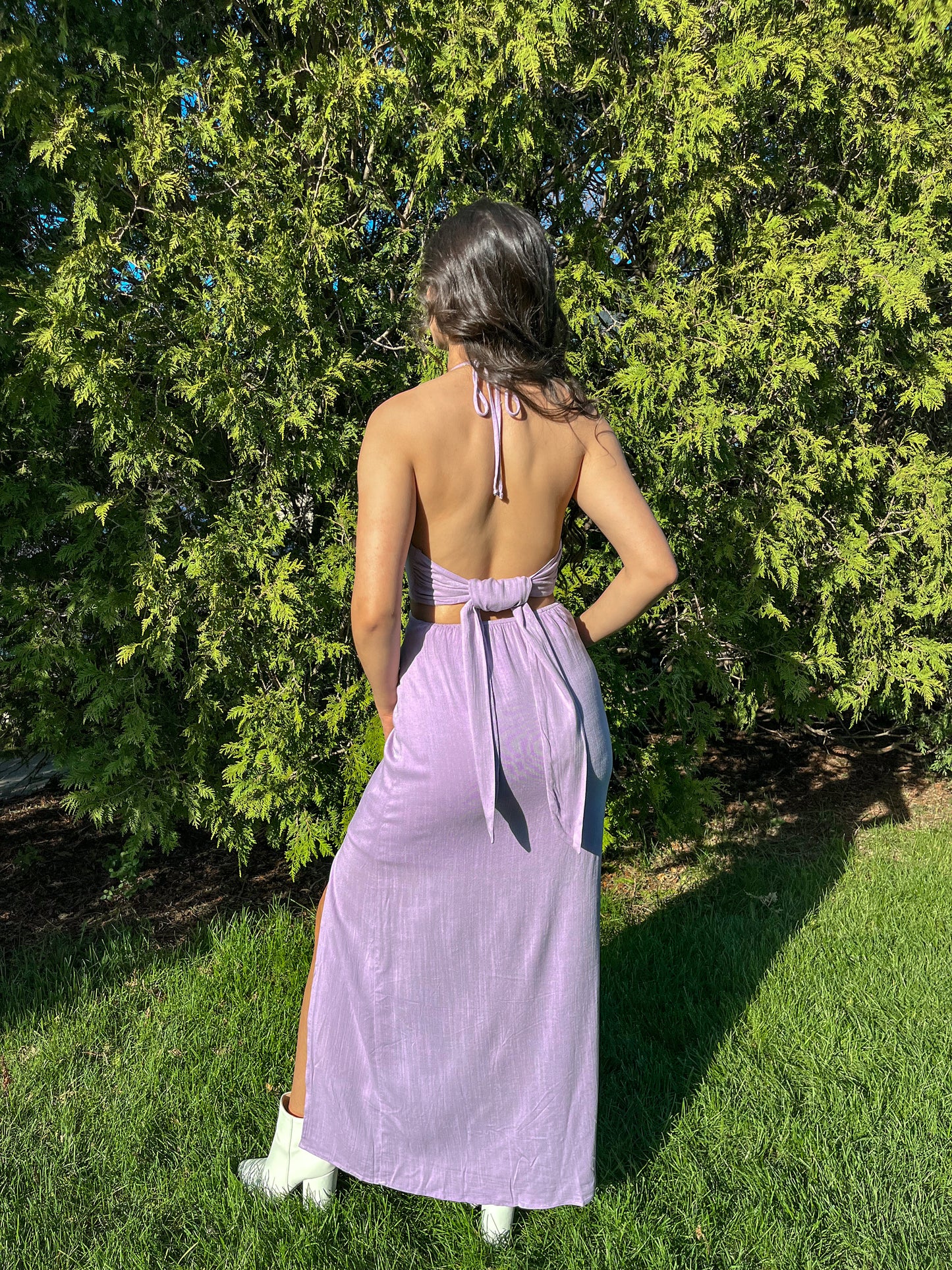 Pretty In Purple Maxi Dress