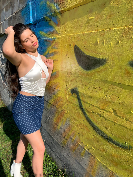 Everly Satin Halter Top