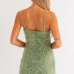 Tropical Palm Leaf Dress