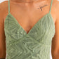 Tropical Palm Leaf Dress