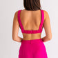 Suit Up Top (Fuchsia)