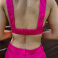 Suit Up Top (Fuchsia)