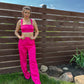 Suit Up Top (Fuchsia)