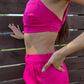 Suit Up Top (Fuchsia)