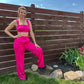 Suit Up Trousers (Fuchsia)