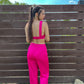 Suit Up Trousers (Fuchsia)