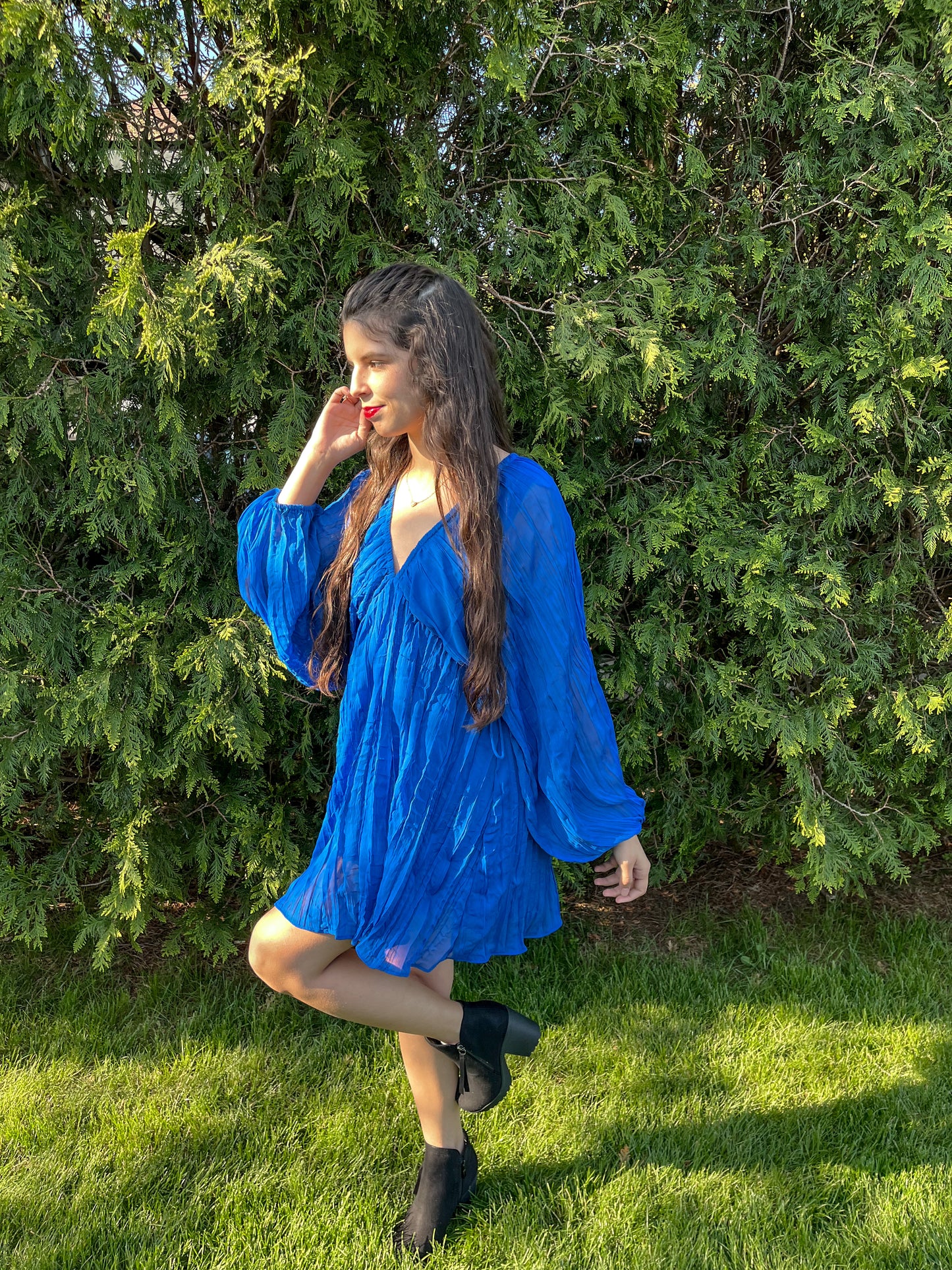 Brilliant Blue Dress