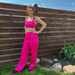 Suit Up Top (Fuchsia)