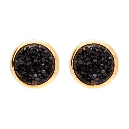 Druzy Studs (Black)