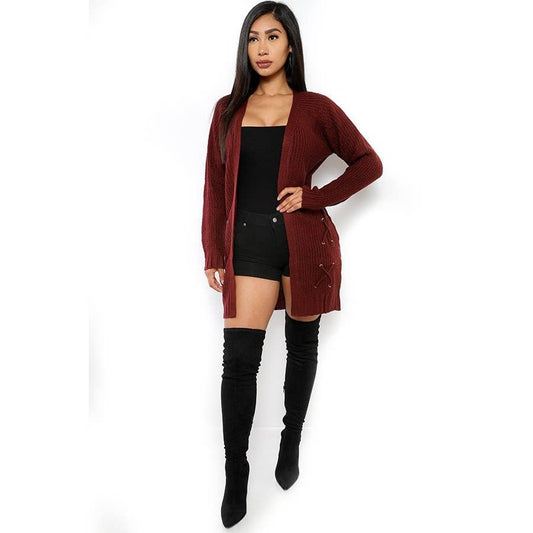 Plus Size Long Sleeve Cardigan (4 Colors)