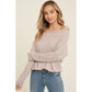 Off Shoulder Knit Top (3 Colors)
