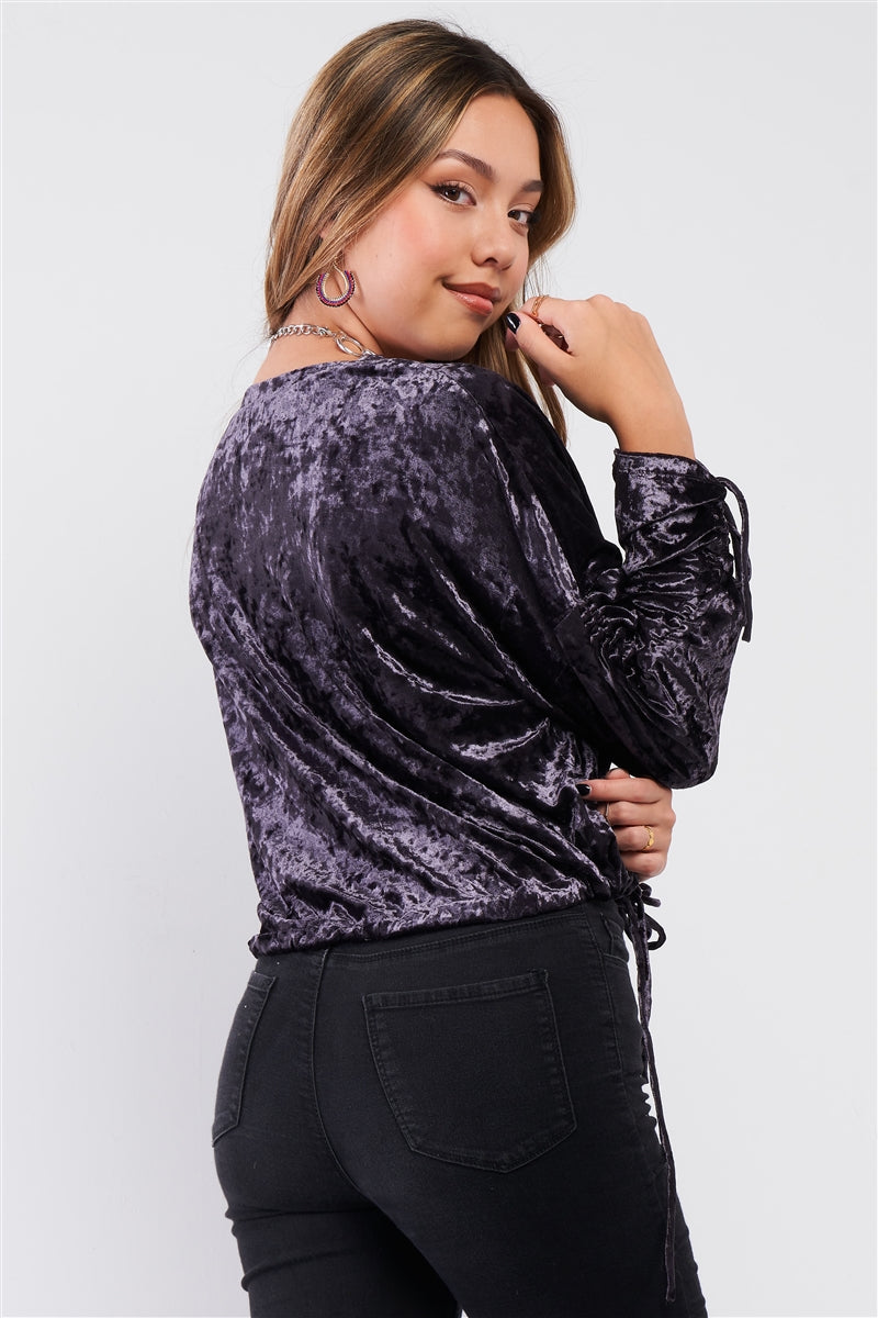 Crushed Velvet Sweater