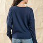 Keep It Casual Top (Navy)