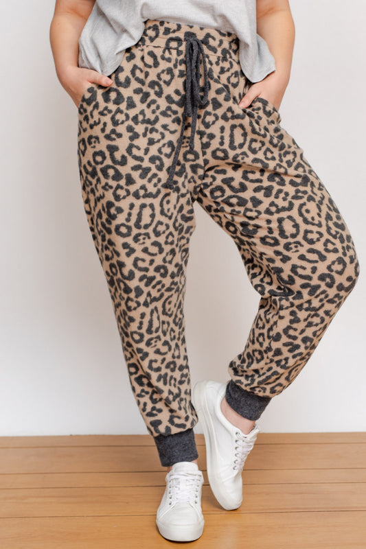 Animal Print Joggers