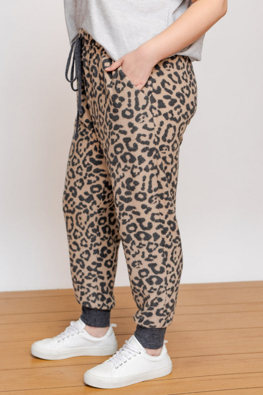 Animal Print Joggers
