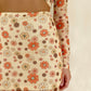 Feeling Edgy Retro Floral Skirt