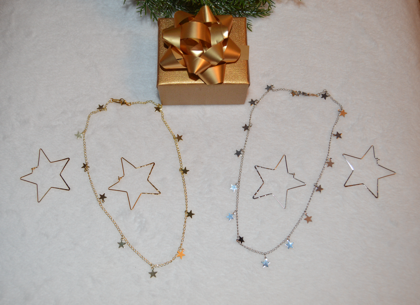 Star Choker Necklace (Silver)