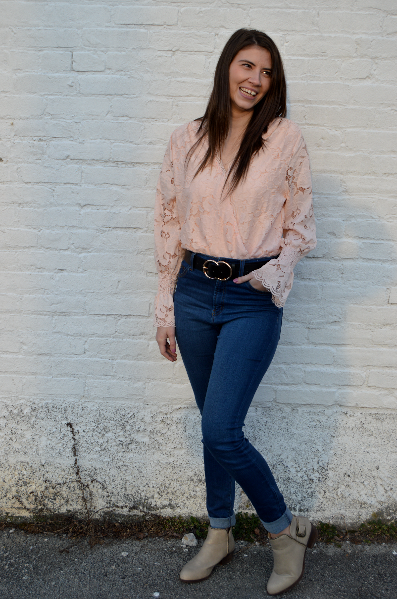 A Dozen Roses Floral Bodysuit
