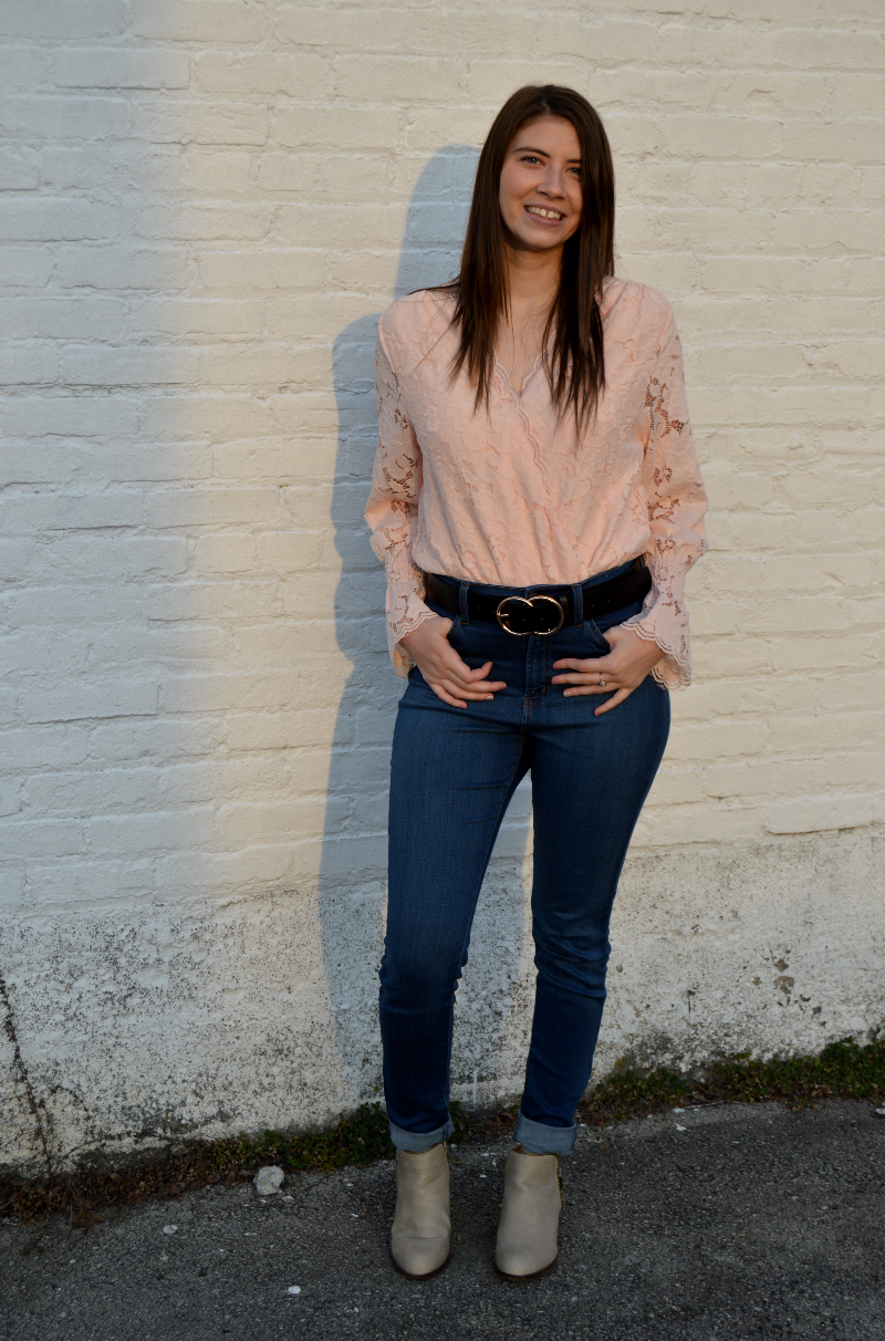 A Dozen Roses Floral Bodysuit