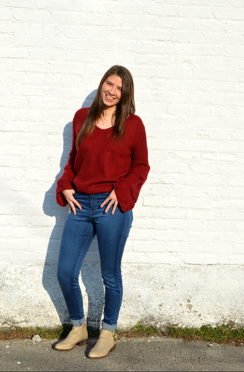 Holiday Ribbed Knit Sweater (2 Colors)